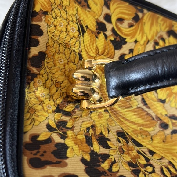 Vintage Gianni Versace Sunburst Leopard Vanity Bag - Picture 9 of 13